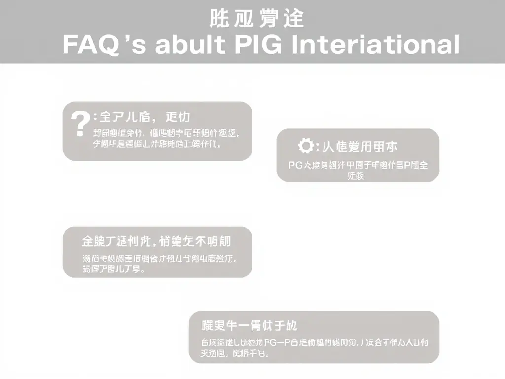 A visually appealing graphic representing the FAQ section, featuring icons and concise text snippets addressing common questions about 超凡国际 and its services. The graphic should convey clarity, transparency, and a commitment to user satisfaction.